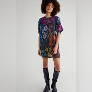 Free People Jewel Mini Dress SOLD OUT black M